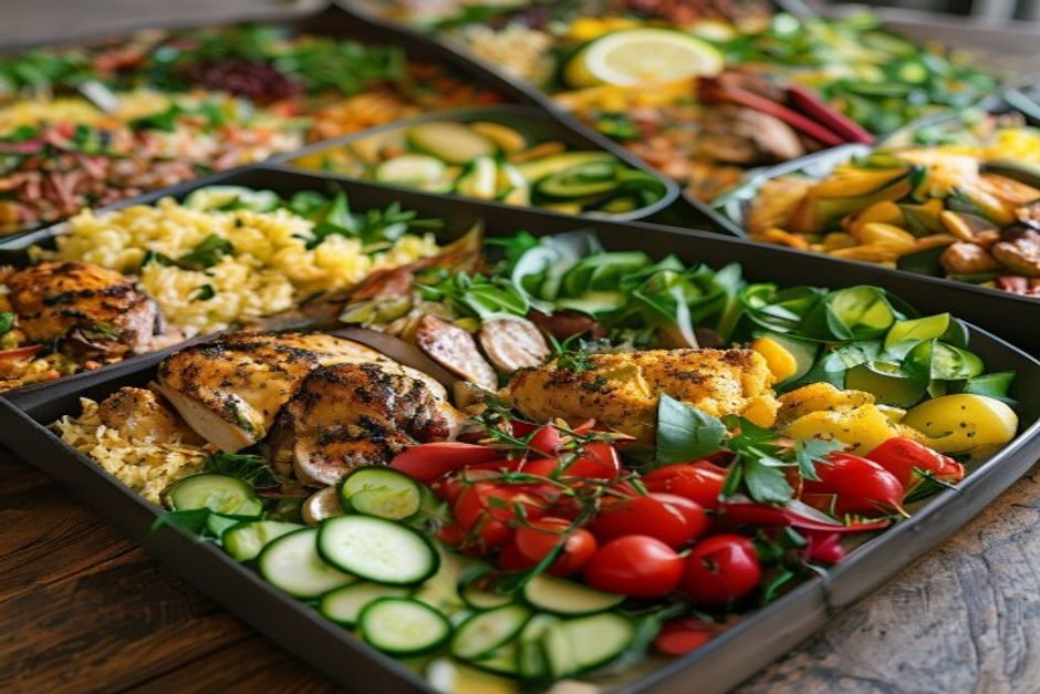 Corporate lunch catering in Ottawa — fresh mains, sides and salads