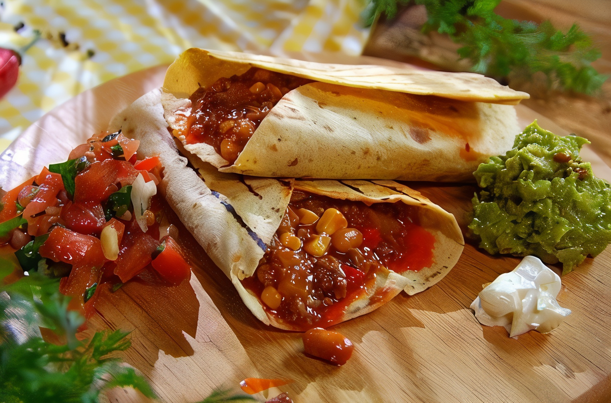 🌯 Burritos au bœuf mexicain et au guacamole : un voyage culinaire