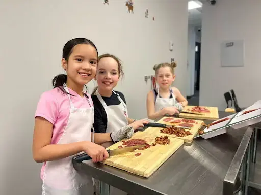 Kids cooking class at Cookiddoo Studio in Kanata, Ottawa